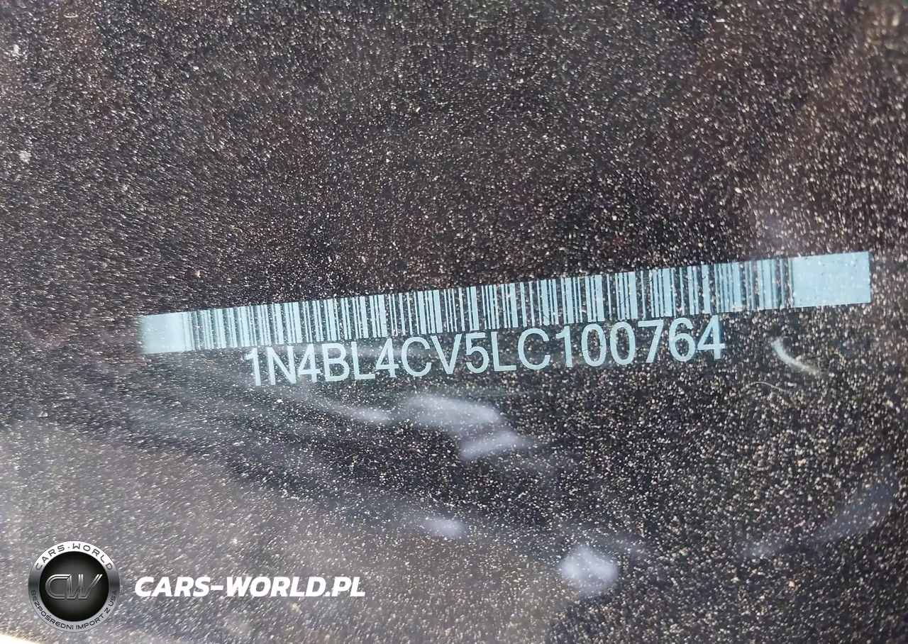 2020 Nissan Altima Sr Fwd VIN:1N4BL4CV5LC100764 - 9