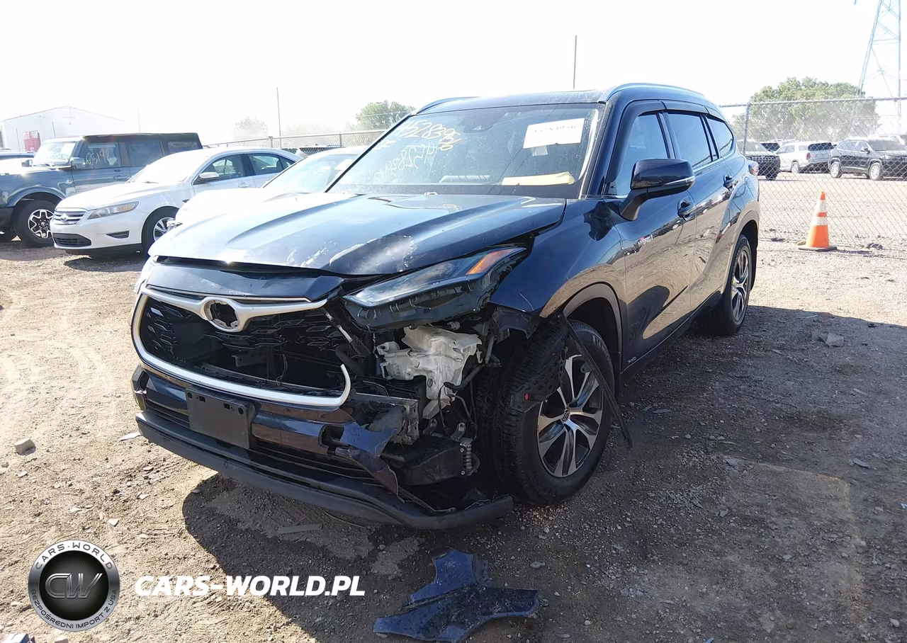2021 Toyota Highlander Hybrid Xle VIN:5TDHBRCH0MS518244 - 2