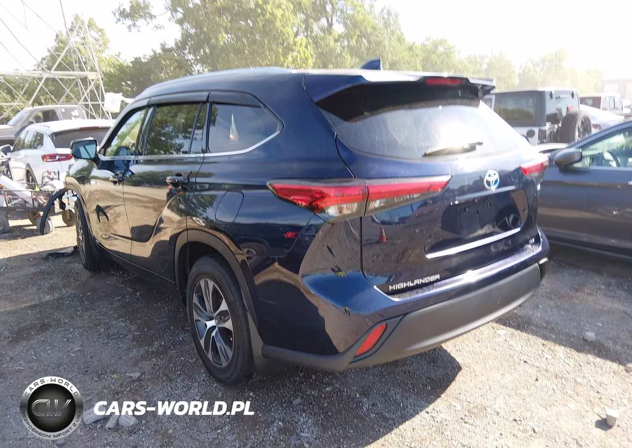 2021 Toyota Highlander Hybrid Xle VIN:5TDHBRCH0MS518244 - 3