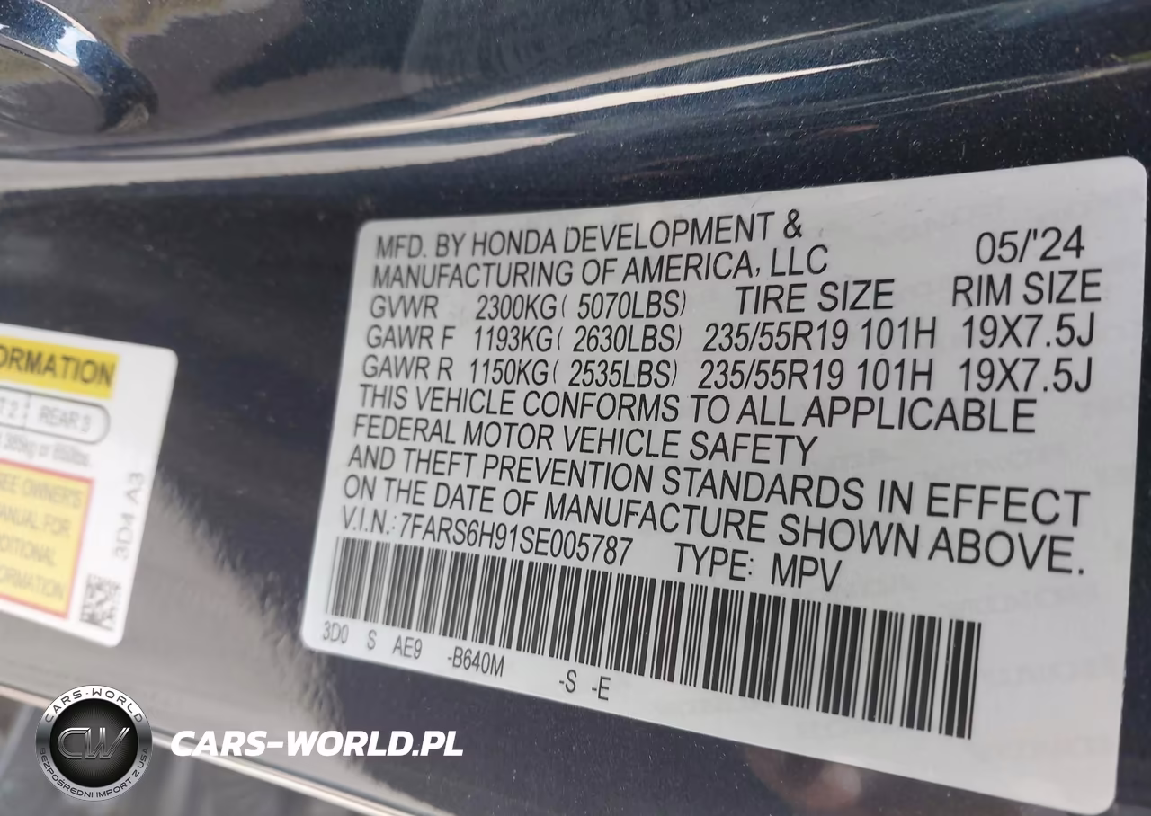 2025 Honda Cr-V Hybrid Sport Touring VIN:7FARS6H91SE005787 - 9