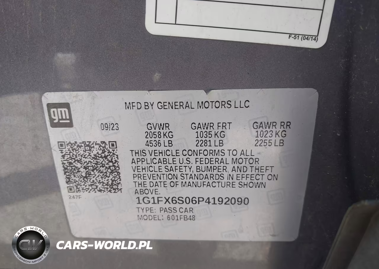 2023 Chevrolet Bolt Ev Fwd 2Lt VIN:1G1FX6S06P4192090 - 9