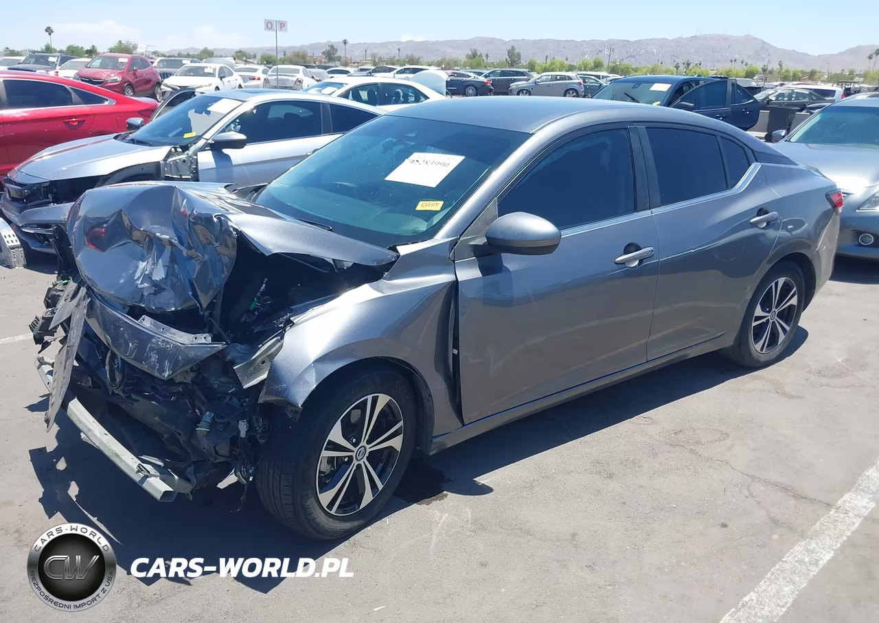 2021 Nissan Sentra Sv Xtronic Cvt VIN:3N1AB8CV9MY255880 - 2