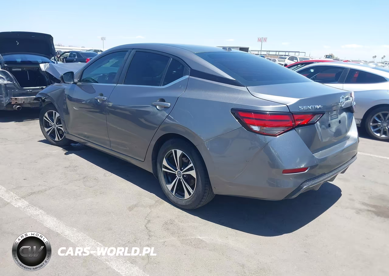2021 Nissan Sentra Sv Xtronic Cvt VIN:3N1AB8CV9MY255880 - 3