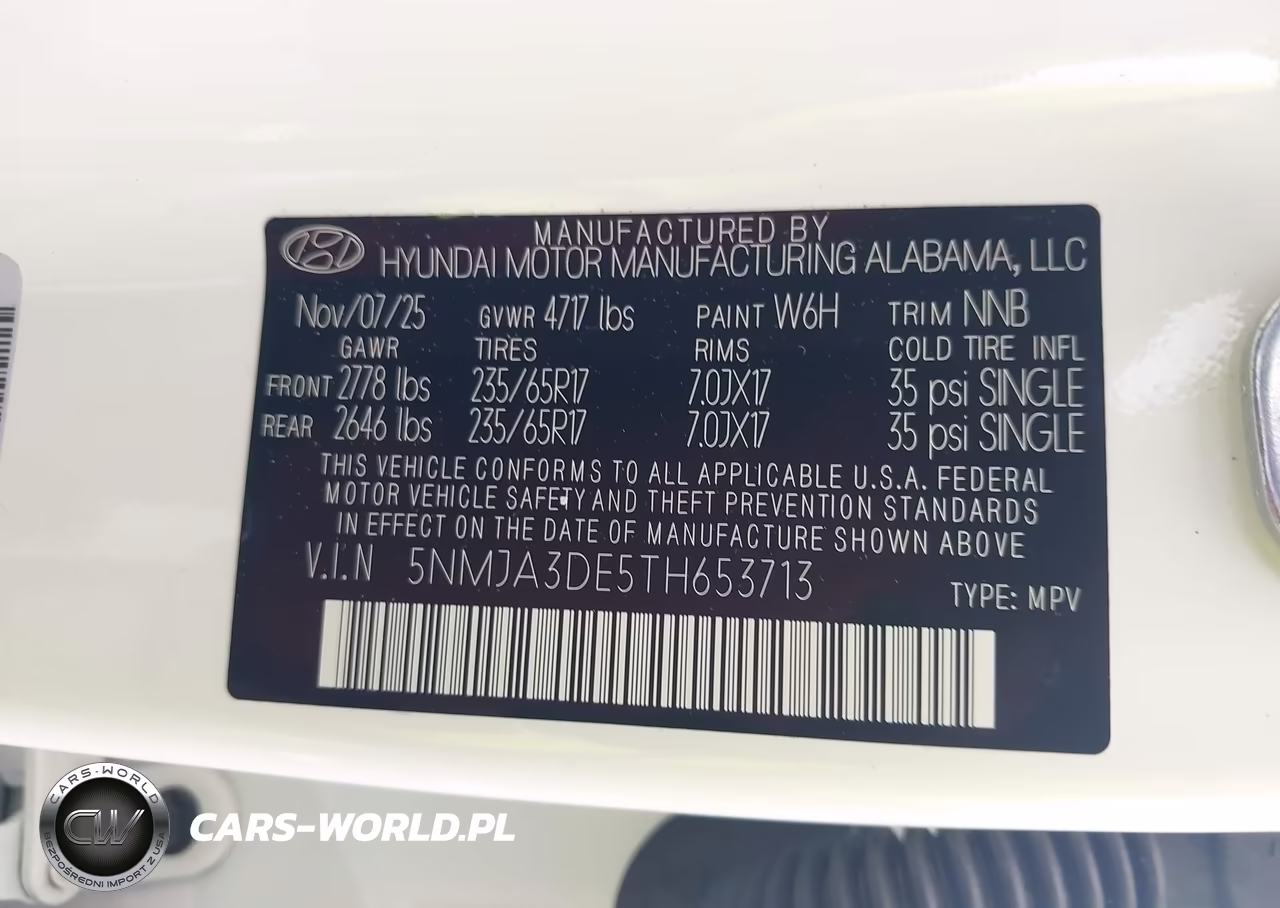 2026 Hyundai Tucson Se VIN:5NMJA3DE5TH653713 - 9