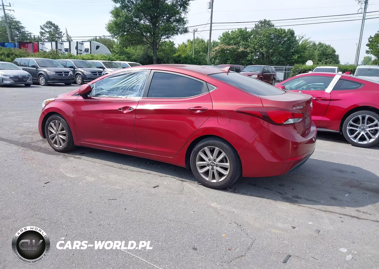 2014 Hyundai Elantra Se VIN:5NPDH4AEXEH543832 - 3