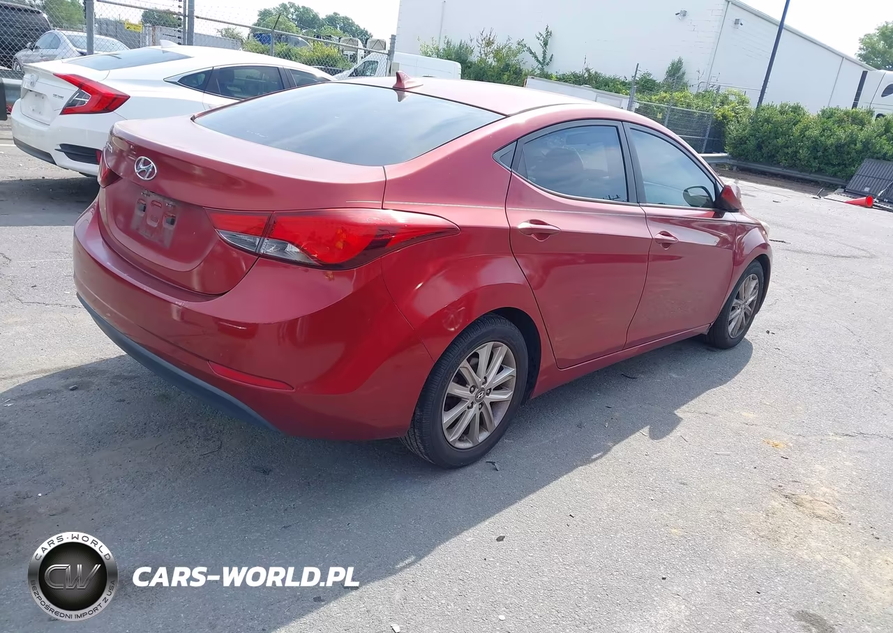 2014 Hyundai Elantra Se VIN:5NPDH4AEXEH543832 - 4