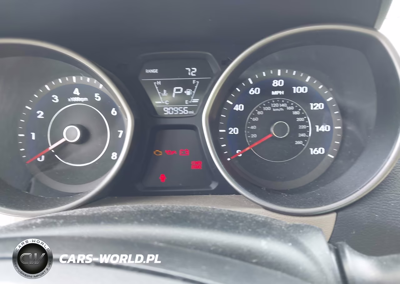 2014 Hyundai Elantra Se VIN:5NPDH4AEXEH543832 - 7