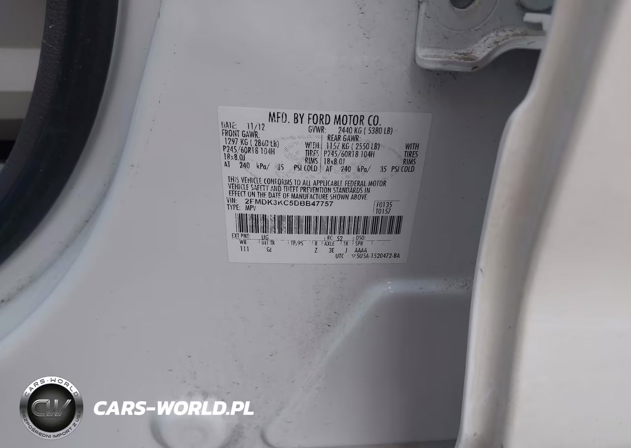 2013 Ford Edge Limited VIN:2FMDK3KC5DBB47757 - 9