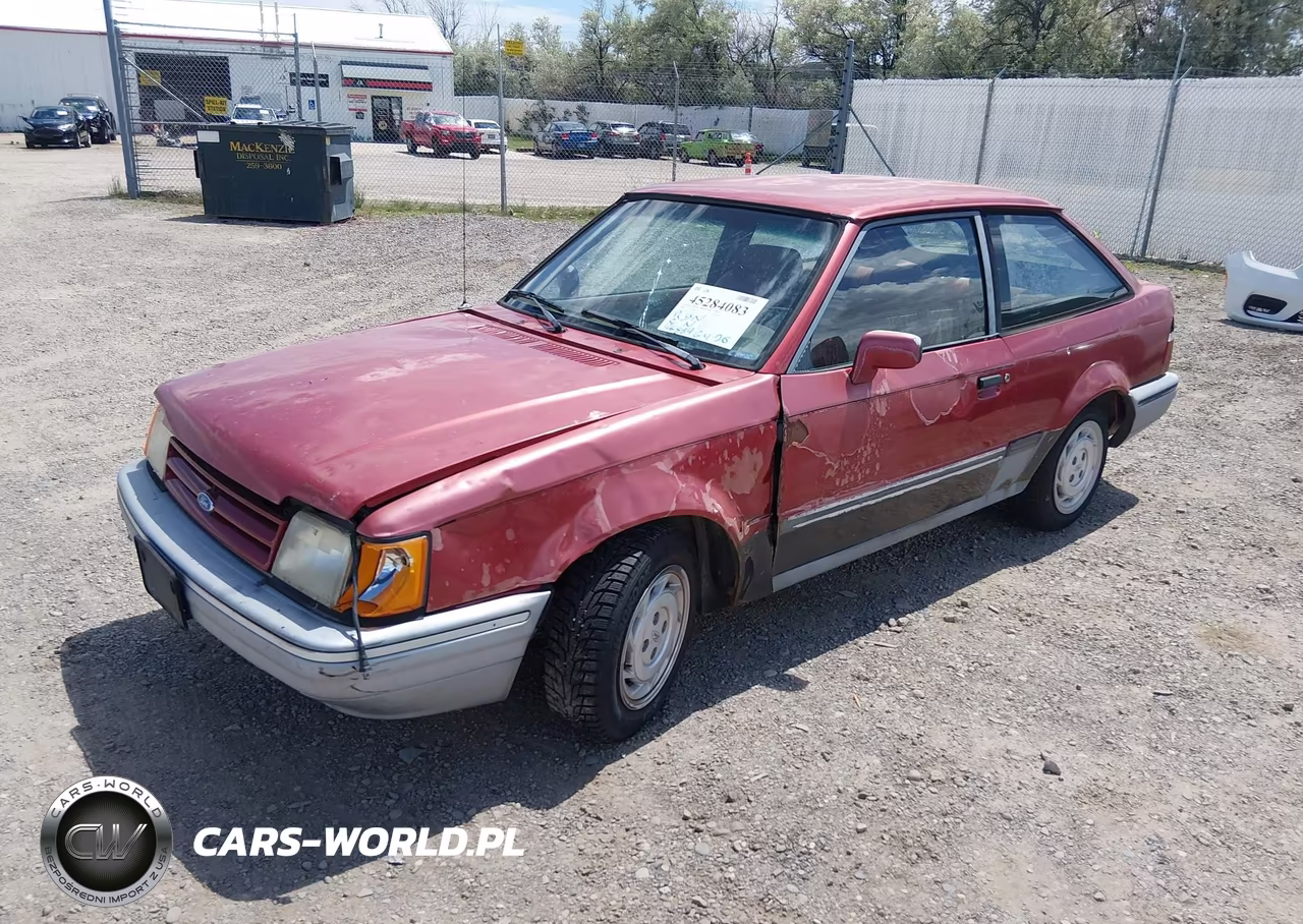 1990 Ford Escort Lx VIN:1FAPP9196LW172181 - 2