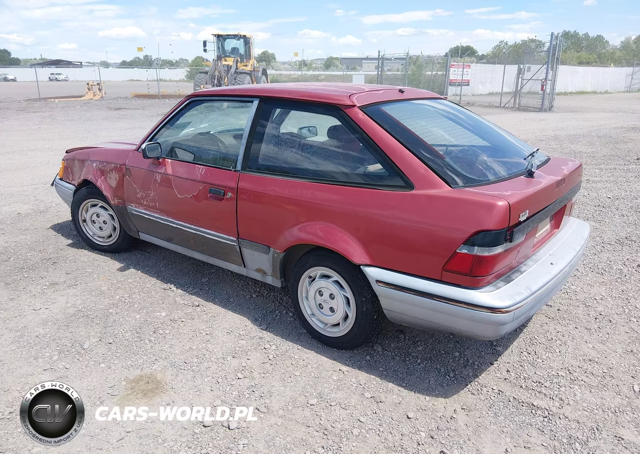 1990 Ford Escort Lx VIN:1FAPP9196LW172181 - 3