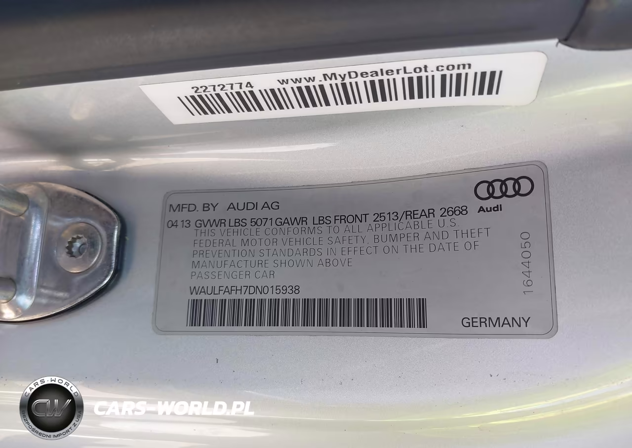 2013 Audi A5 2.0T Premium VIN:WAULFAFH7DN015938 - 9