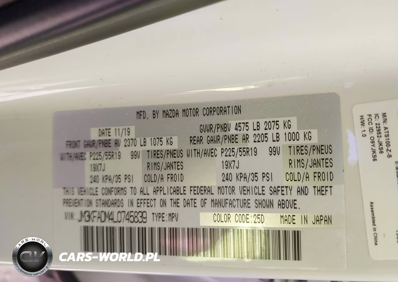 2020 Mazda Cx-5 Grand Touring VIN:JM3KFADM4L0745839 - 9