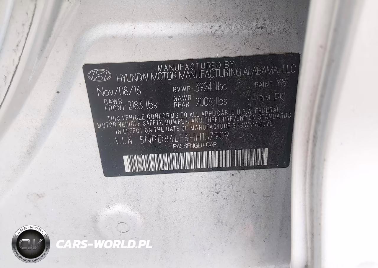 2017 Hyundai Elantra Se VIN:5NPD84LF3HH157909 - 9