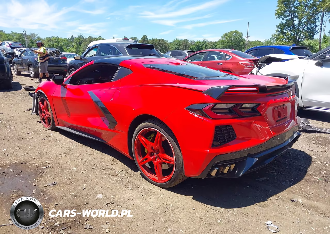 2021 Chevrolet Corvette Stingray Rwd 3Lt VIN:1G1YC2D45M5108635 - 3