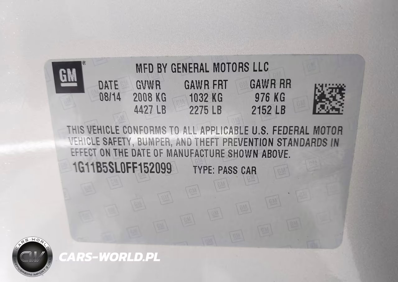 2015 Chevrolet Malibu Ls VIN:1G11B5SL0FF152099 - 9