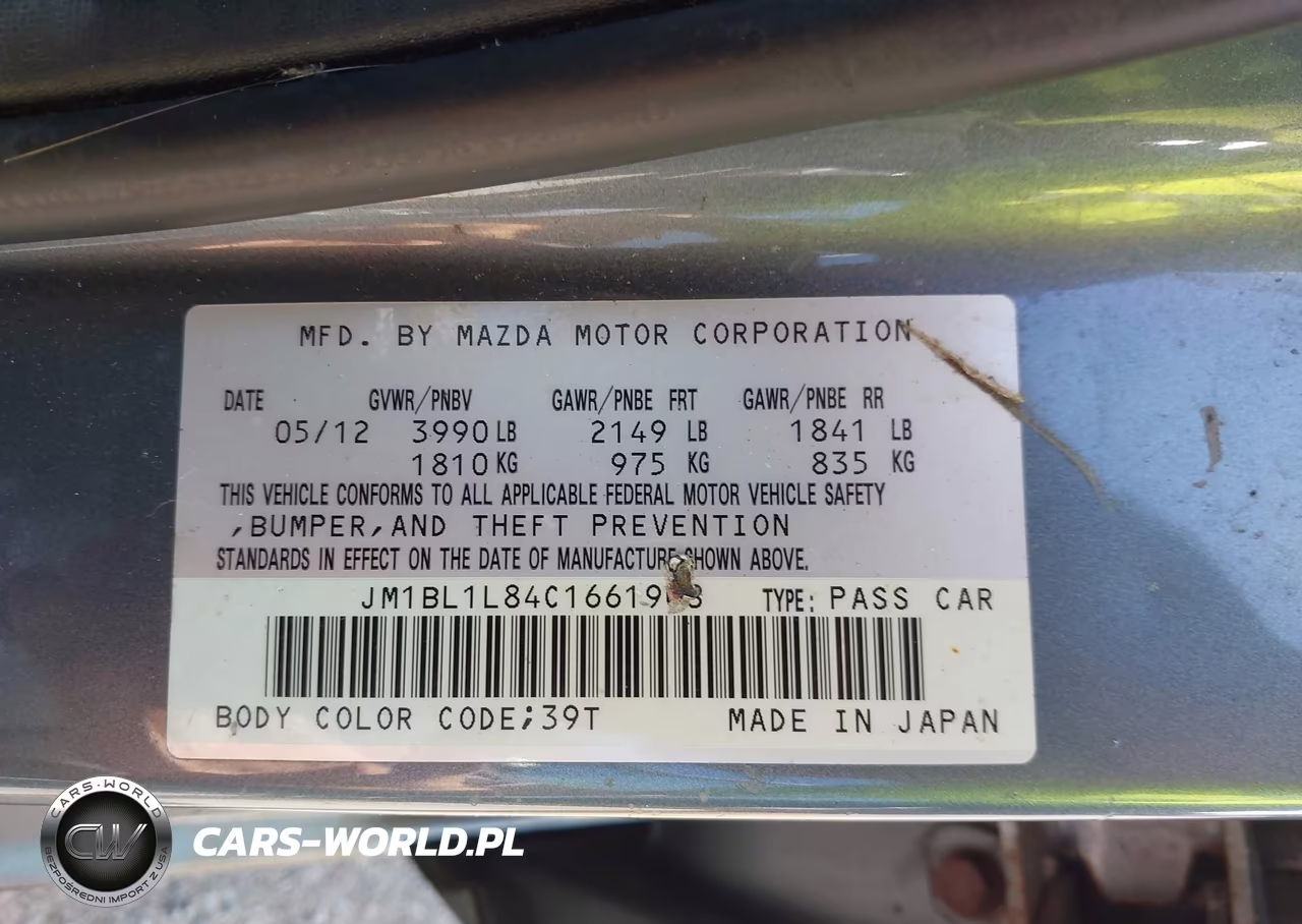 2012 Mazda Mazda3 I Touring VIN:JM1BL1L84C1661908 - 9