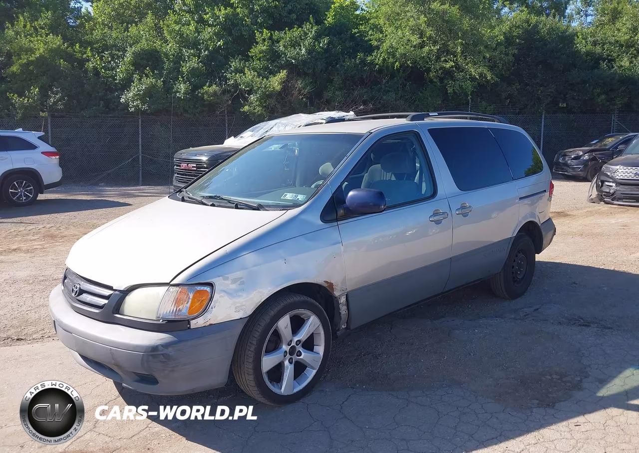 2002 Toyota Sienna Le VIN:4T3ZF13C32U426636 - 2