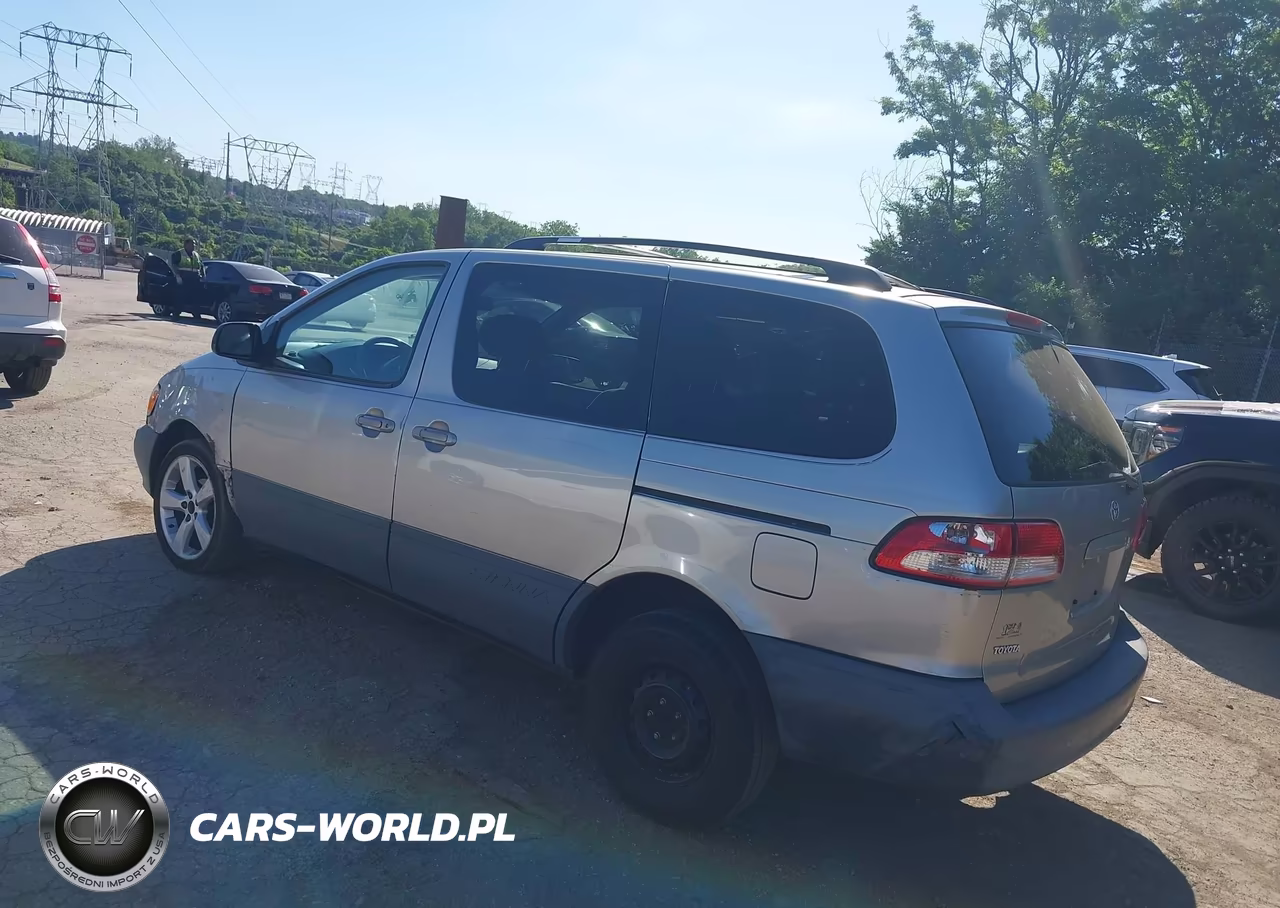2002 Toyota Sienna Le VIN:4T3ZF13C32U426636 - 3
