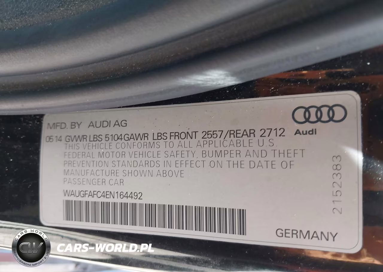 2014 Audi A6 2.0T Premium VIN:WAUGFAFC4EN164492 - 9