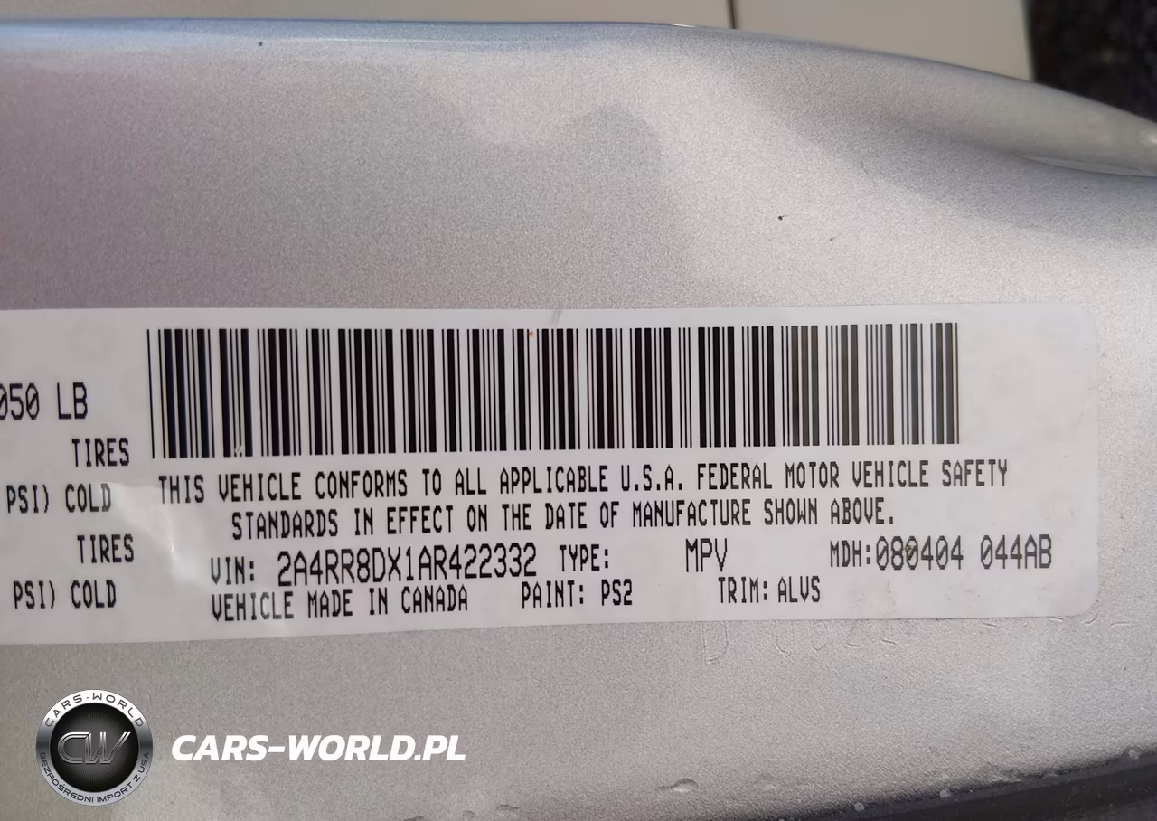 2010 Chrysler Town & Country Touring Plus VIN:2A4RR8DX1AR422332 - 9