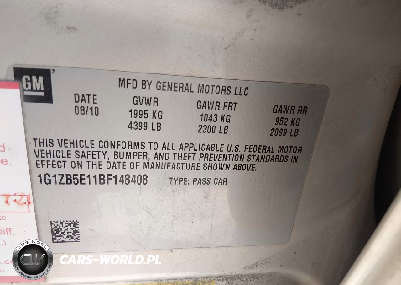 2011 Chevrolet Malibu Ls VIN:1G1ZB5E11BF148408 - 9