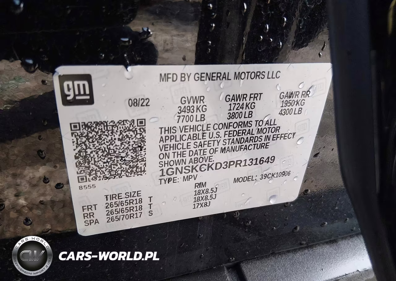 2023 Chevrolet Suburban 4Wd Lt VIN:1GNSKCKD3PR131649 - 9