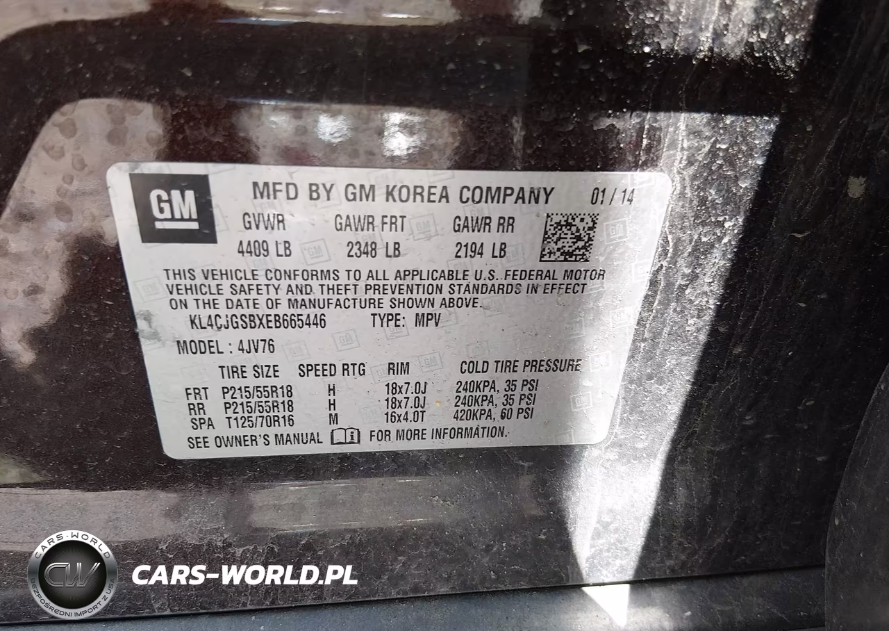 2014 Buick Encore Leather VIN:KL4CJGSBXEB665446 - 9