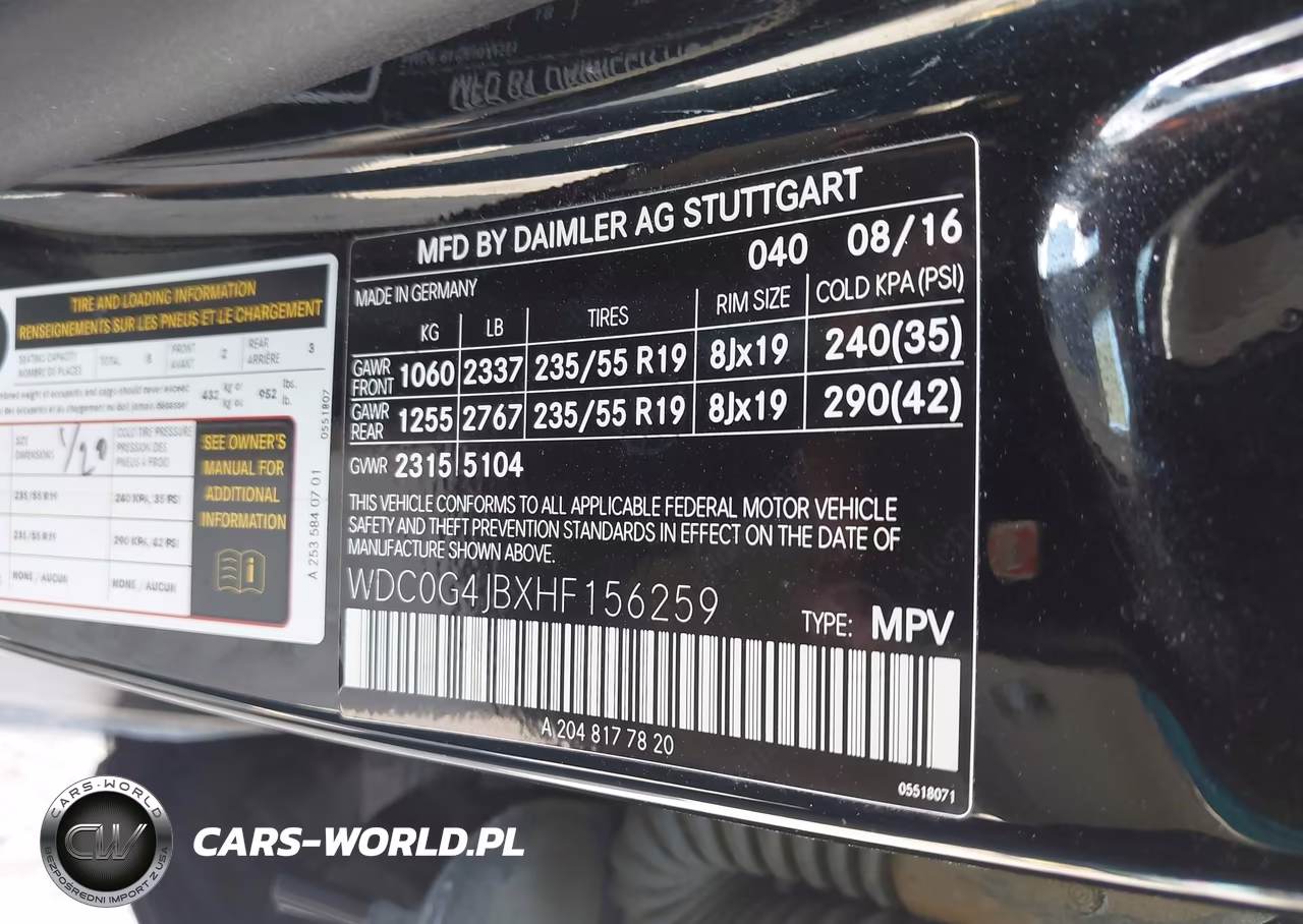 2017 Mercedes-Benz Glc 300 VIN:WDC0G4JBXHF156259 - 9