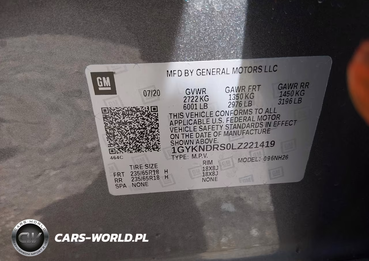 2020 Cadillac Xt5 Awd Premium Luxury VIN:1GYKNDRS0LZ221419 - 9