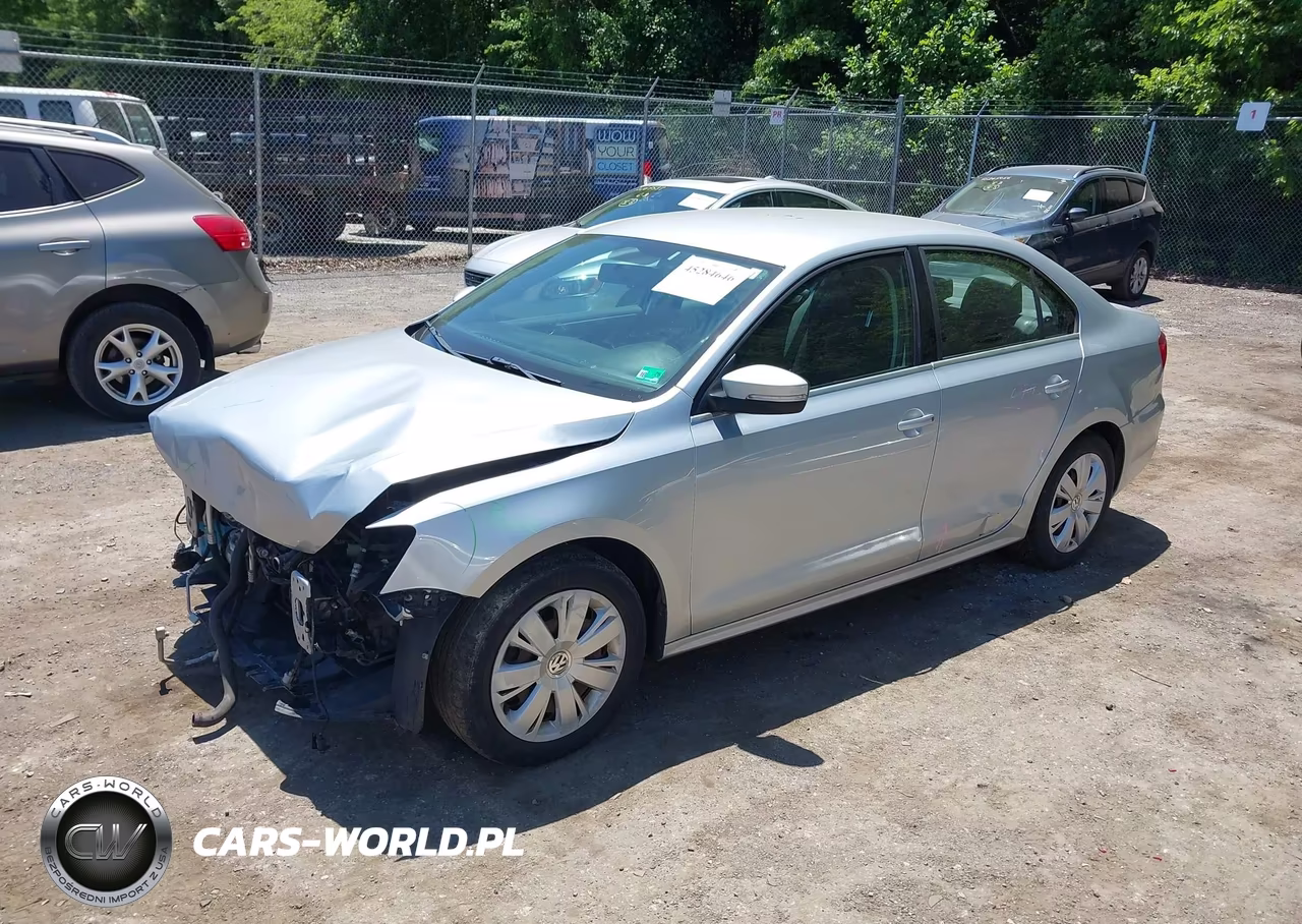2013 Volkswagen Jetta 2.5L Se VIN:3VWDP7AJ2DM444011 - 2