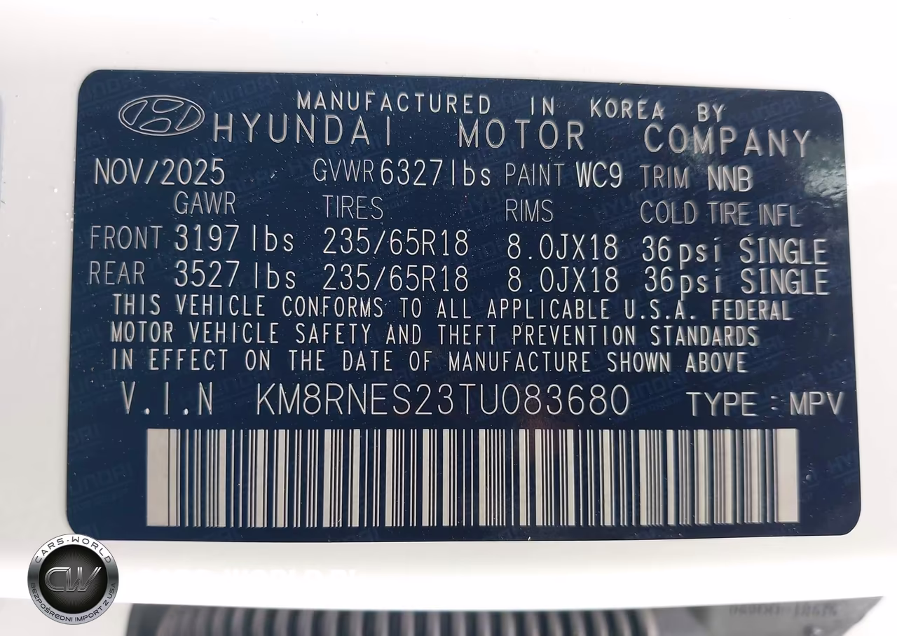 2026 Hyundai Palisade Sel Premium 8P VIN:KM8RNES23TU083680 - 9