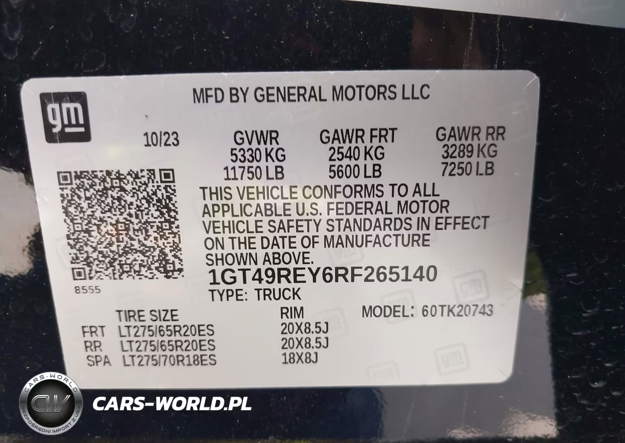 2024 GMC Sierra 2500Hd 4Wd Standard Bed Denali VIN:1GT49REY6RF265140 - 9