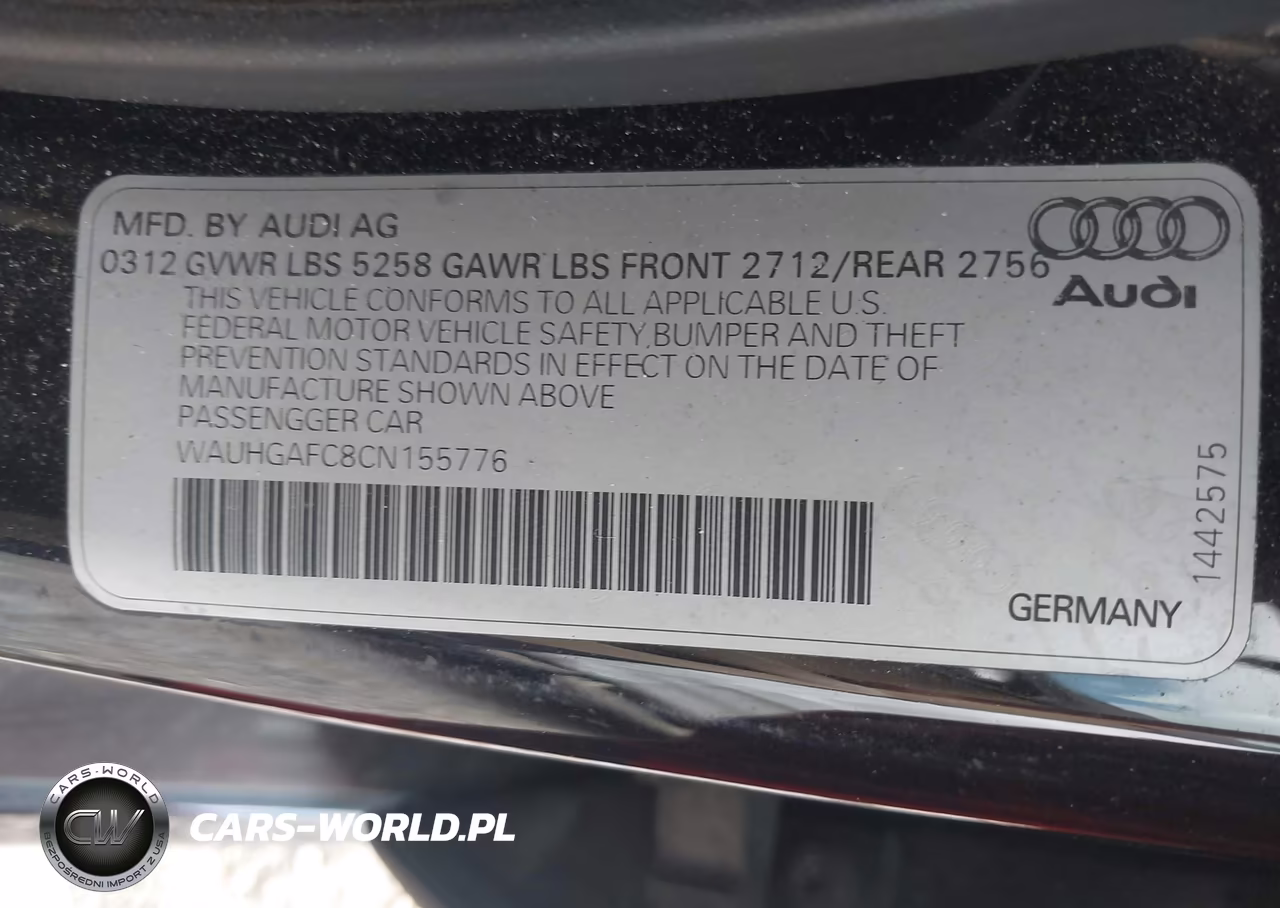 2012 Audi A6 3.0 Premium VIN:WAUHGAFC8CN155776 - 9