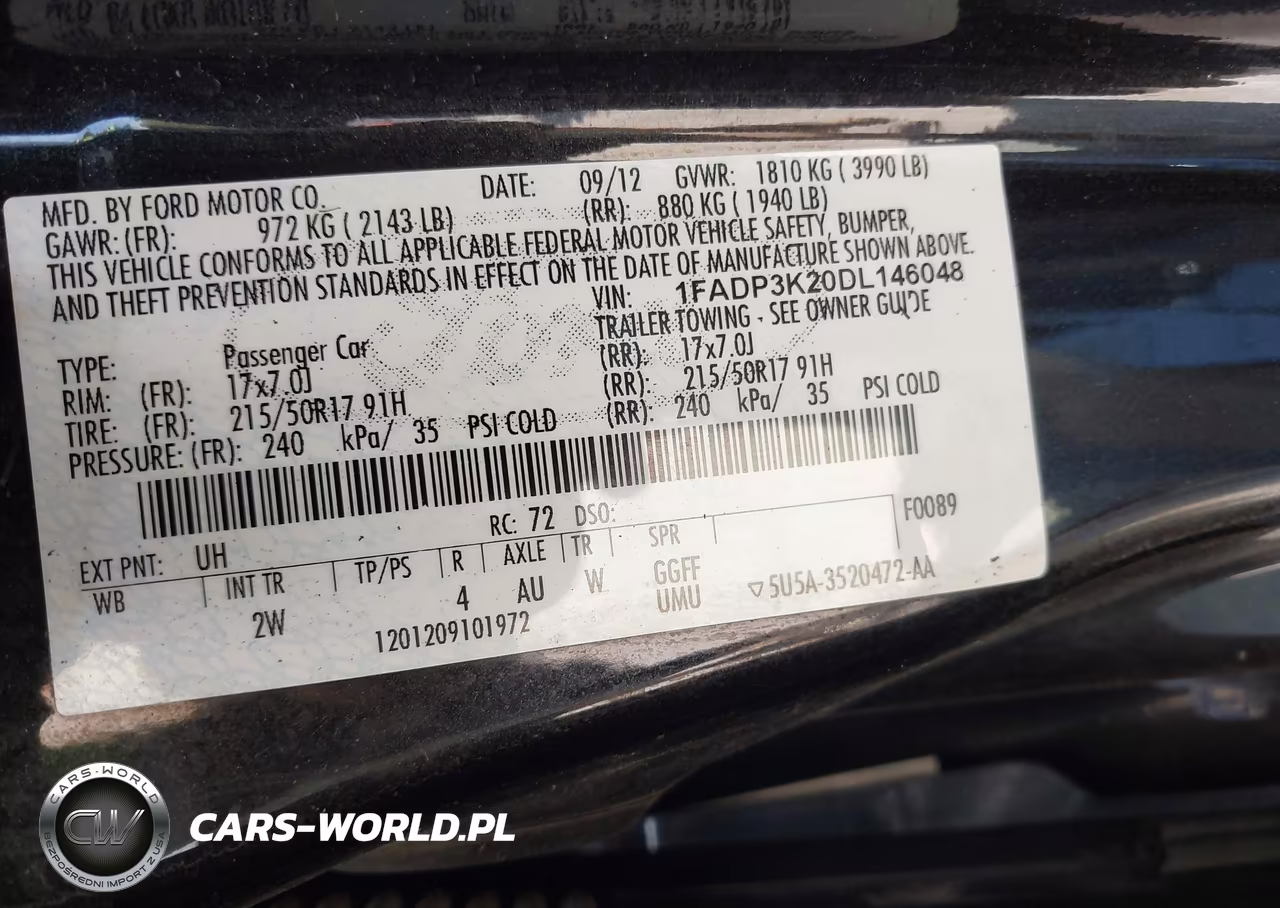 2013 Ford Focus Se VIN:1FADP3K20DL146048 - 9