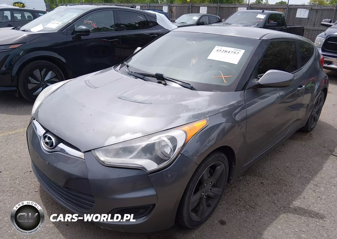 2012 Hyundai Veloster Base W-Black VIN:KMHTC6AD2CU026276 - 2