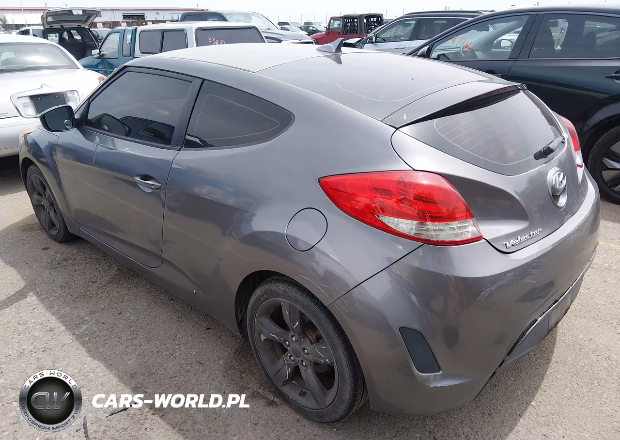 2012 Hyundai Veloster Base W-Black VIN:KMHTC6AD2CU026276 - 3