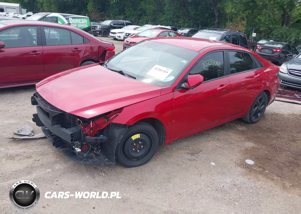 2021 Hyundai Elantra Sel VIN:5NPLM4AG2MH044496 - 2