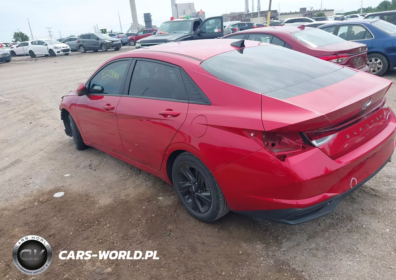 2021 Hyundai Elantra Sel VIN:5NPLM4AG2MH044496 - 3