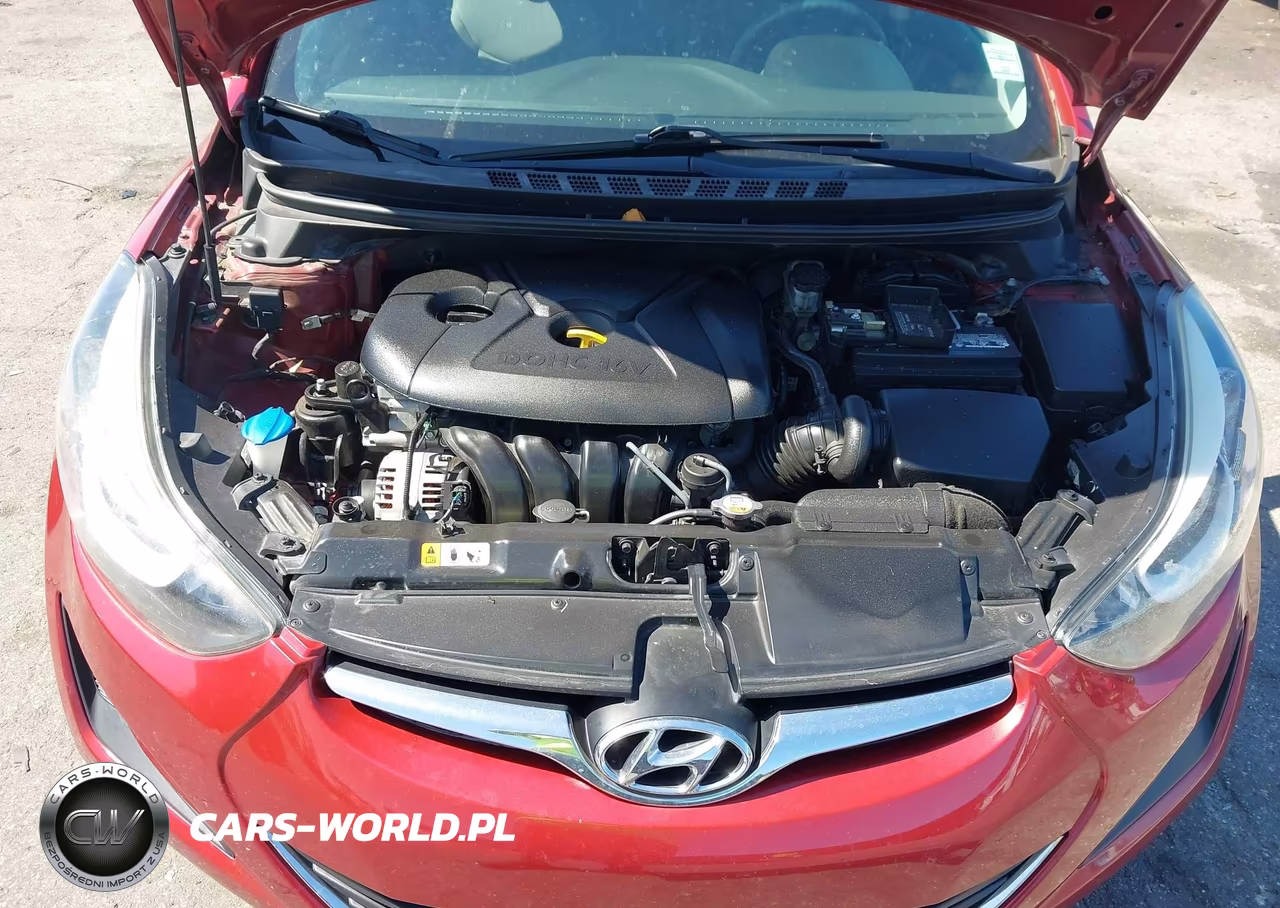 2014 Hyundai Elantra Se VIN:5NPDH4AE4EH466665 - 10