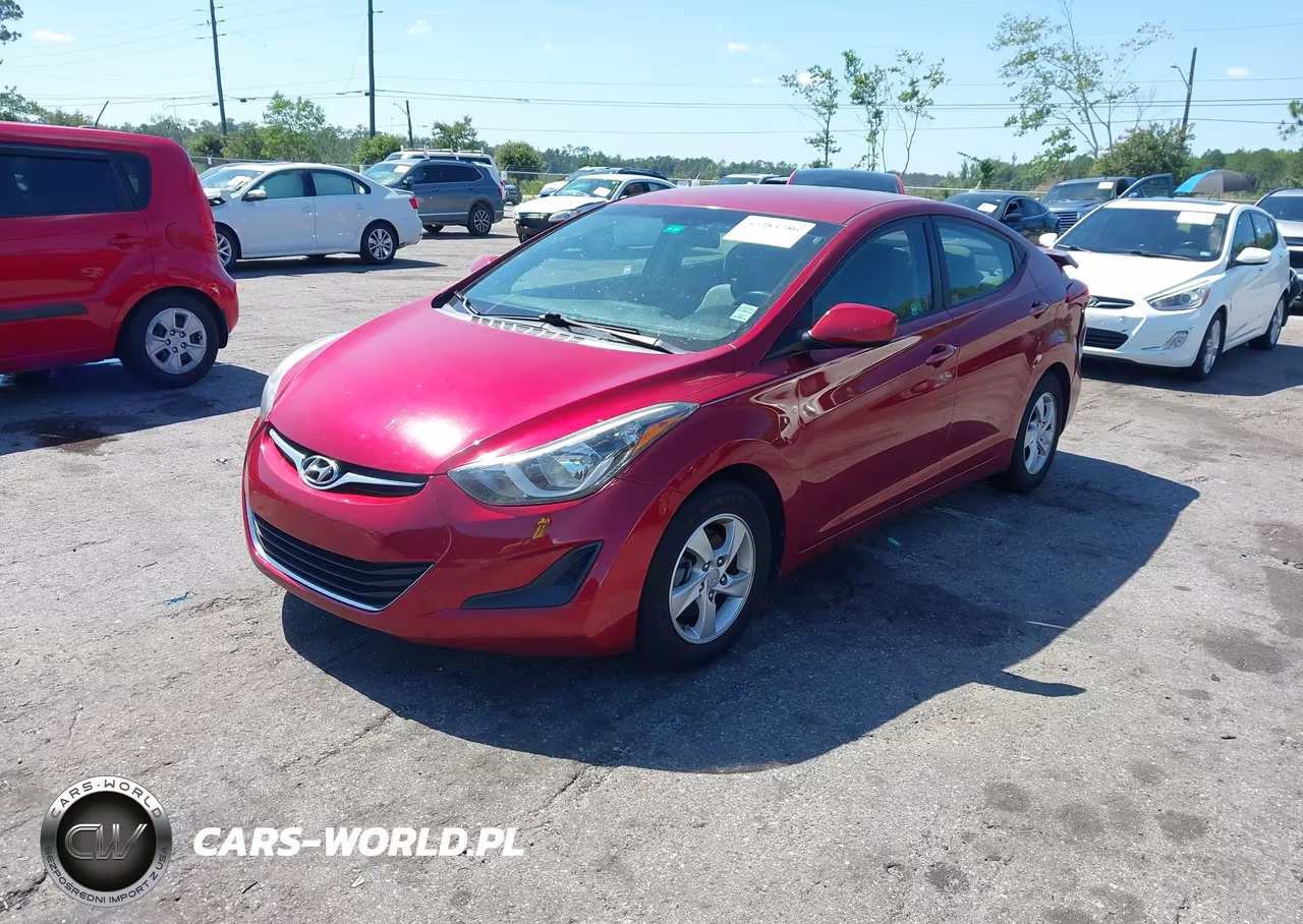 2014 Hyundai Elantra Se VIN:5NPDH4AE4EH466665 - 2