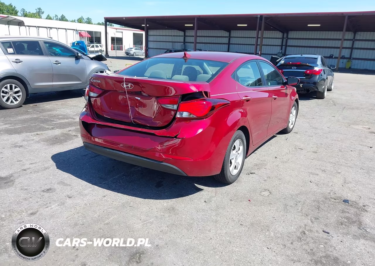 2014 Hyundai Elantra Se VIN:5NPDH4AE4EH466665 - 4