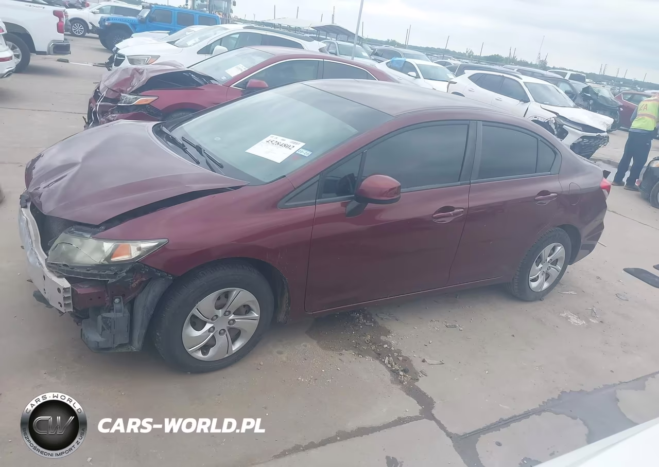2013 Honda Civic Lx VIN:2HGFB2F50DH535769 - 15