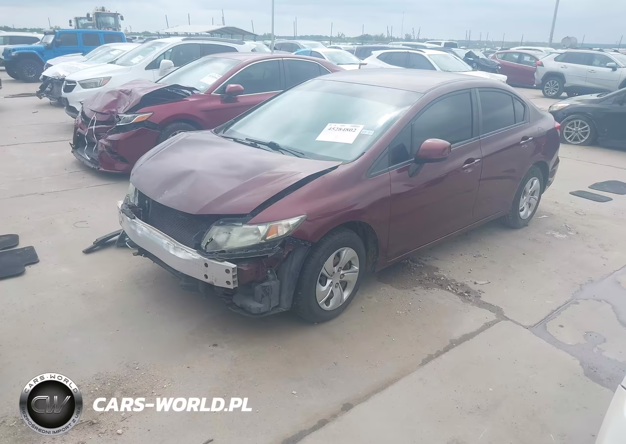 2013 Honda Civic Lx VIN:2HGFB2F50DH535769 - 2