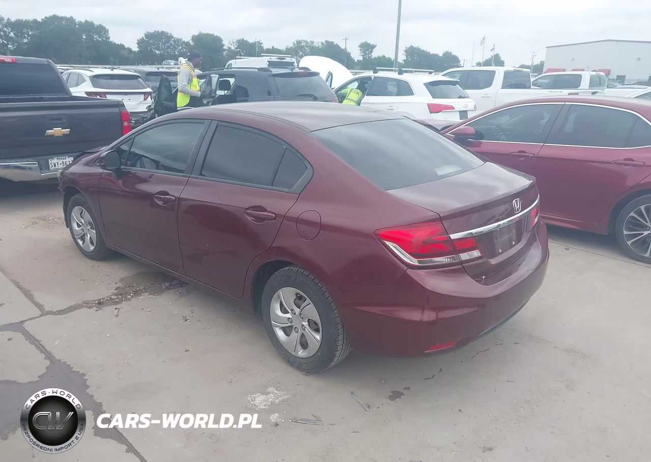 2013 Honda Civic Lx VIN:2HGFB2F50DH535769 - 3