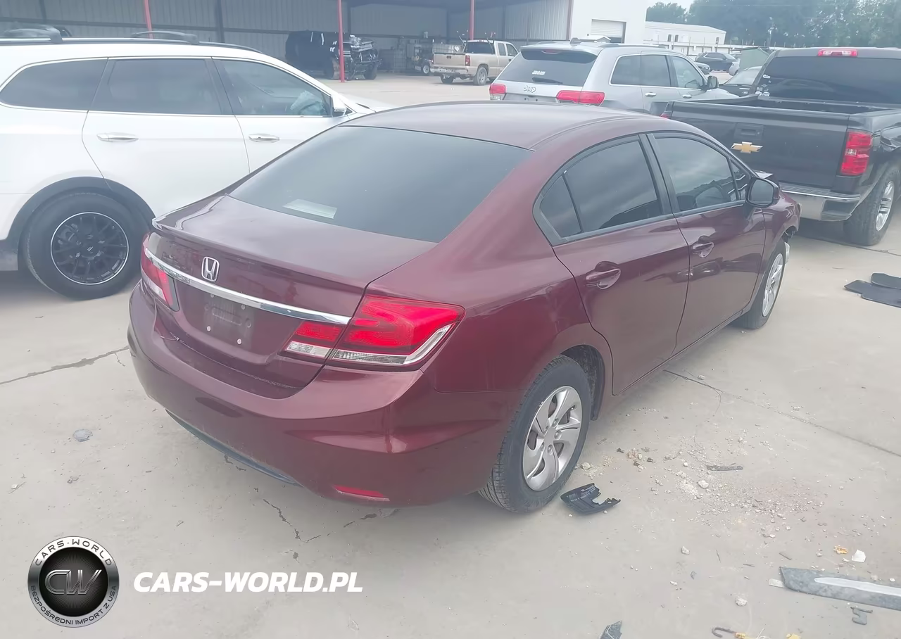 2013 Honda Civic Lx VIN:2HGFB2F50DH535769 - 4
