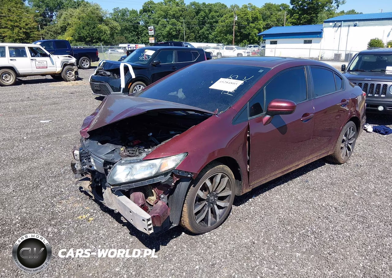 2015 Honda Civic Ex-L VIN:2HGFB2F97FH540652 - 2