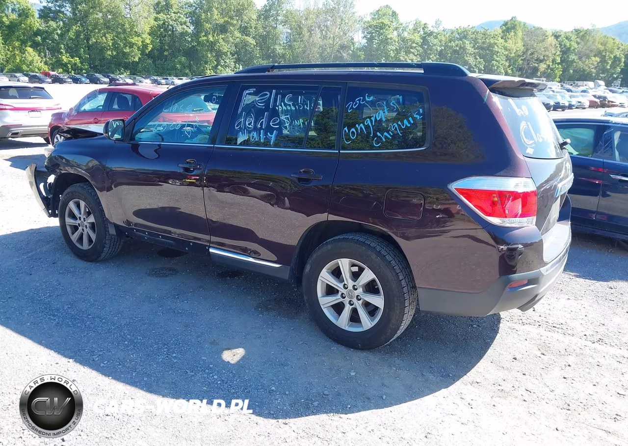 2013 Toyota Highlander Se V6 VIN:5TDBK3EH4DS224037 - 3