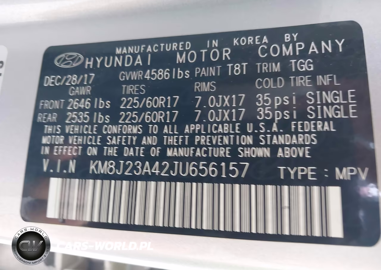 2018 Hyundai Tucson Se VIN:KM8J23A42JU656157 - 9