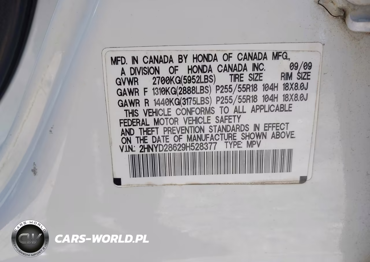 2009 Acura Mdx Technology Package VIN:2HNYD28629H528377 - 9