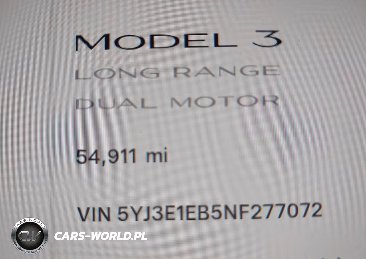 2022 Tesla Model 3 Long Range Dual Motor All-Wheel Drive VIN:5YJ3E1EB5NF277072 - 16